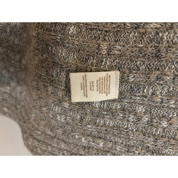 Free People Medium Women’s Tan Brown Open Front Cardigan Ribbed Trapeze - Picture 5 of 7